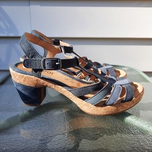 Gabor Sandal Heeled Ankle-Strap Real Leather UK 5